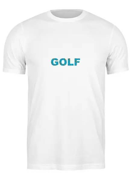 Заказать мужскую футболку в Москве. Футболка классическая PAVEL PORNUH GOLF TEE 7 от pavelpornuh - готовые дизайны и нанесение принтов.