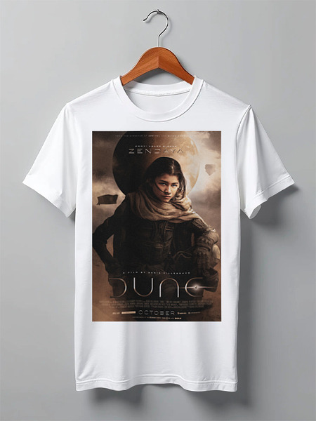 Заказать мужскую футболку в Москве. Футболка классическая Дюна / Dune от kino.printio.ru - готовые дизайны и нанесение принтов.