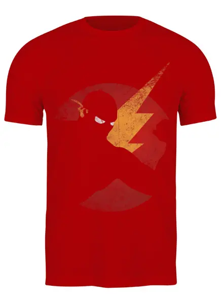 Заказать мужскую футболку в Москве. Футболка классическая flash от goshan_productions - готовые дизайны и нанесение принтов.