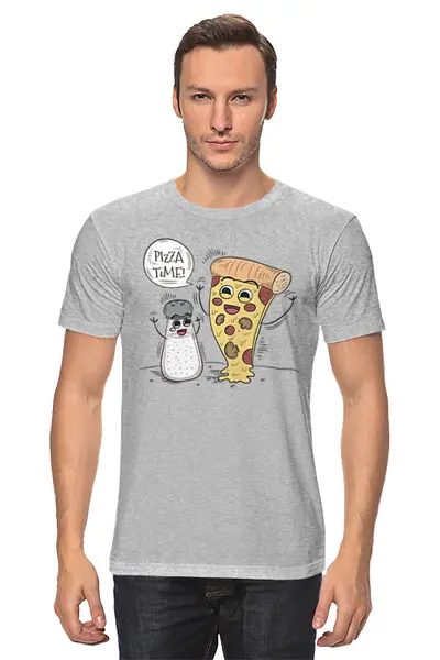 Заказать мужскую футболку в Москве. Футболка классическая Burgers от oneredfoxstore@gmail.com - готовые дизайны и нанесение принтов.