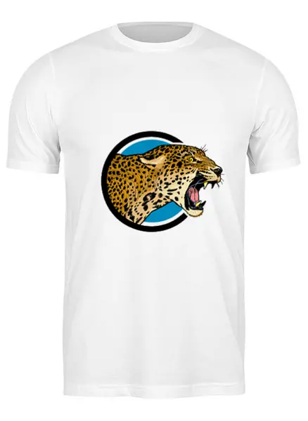 Заказать мужскую футболку в Москве. Футболка классическая Ягуар от YellowCloverShop - готовые дизайны и нанесение принтов.