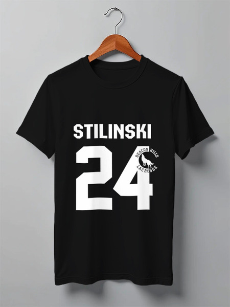 Заказать мужскую футболку в Москве. Футболка классическая Stilinski 24 от cherdantcev - готовые дизайны и нанесение принтов.