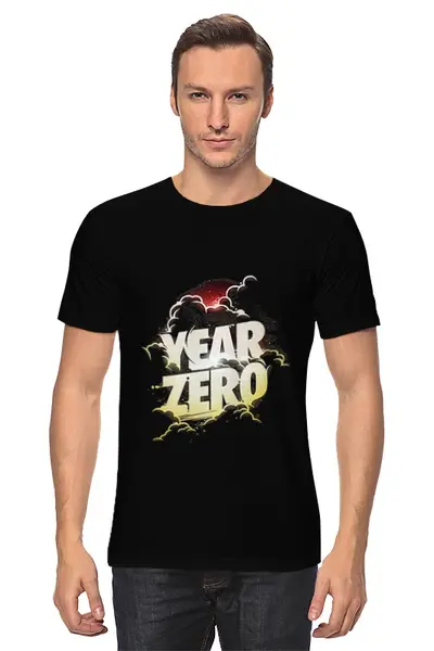 Заказать мужскую футболку в Москве. Футболка классическая YEAR ZERO от esse - готовые дизайны и нанесение принтов.