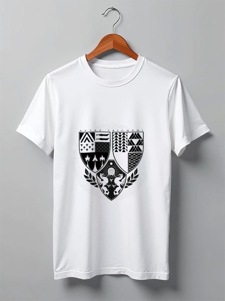 Заказать мужскую футболку в Москве. Футболка классическая Age of Triumph (White) от Михаил - готовые дизайны и нанесение принтов.