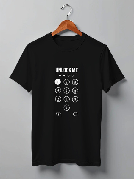 Заказать мужскую футболку в Москве. Футболка классическая Unlock Me! от kolmakov.andrey@gmail.com - готовые дизайны и нанесение принтов.