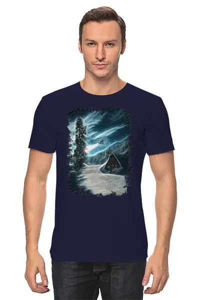 Заказать мужскую футболку в Москве. Футболка классическая Road Gap от oneredfoxstore@gmail.com - готовые дизайны и нанесение принтов.