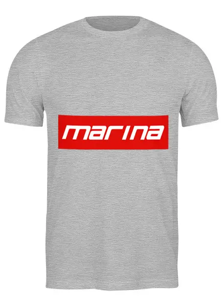 Заказать мужскую футболку в Москве. Футболка классическая Marina от THE_NISE  - готовые дизайны и нанесение принтов.