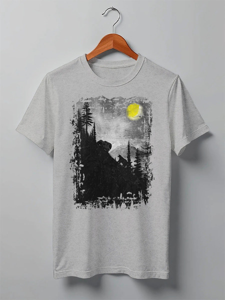 Заказать мужскую футболку в Москве. Футболка классическая Offroad от oneredfoxstore@gmail.com - готовые дизайны и нанесение принтов.