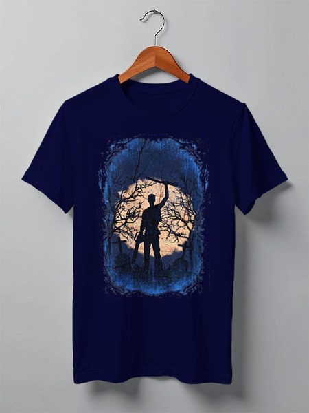 Заказать мужскую футболку в Москве. Футболка классическая Ash Graves от oneredfoxstore@gmail.com - готовые дизайны и нанесение принтов.