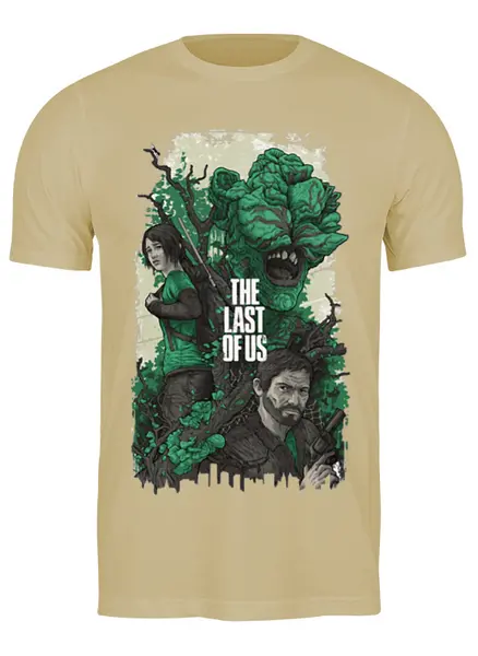 Заказать мужскую футболку в Москве. Футболка классическая The Last of Us от balden - готовые дизайны и нанесение принтов.