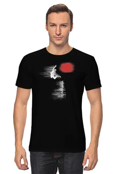 Заказать мужскую футболку в Москве. Футболка классическая Over The Tree от oneredfoxstore@gmail.com - готовые дизайны и нанесение принтов.