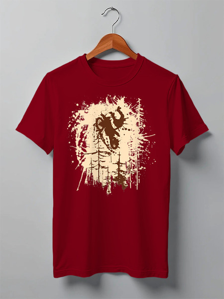Заказать мужскую футболку в Москве. Футболка классическая Ink Rider от oneredfoxstore@gmail.com - готовые дизайны и нанесение принтов.