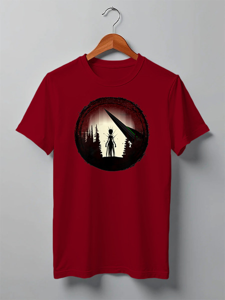Заказать мужскую футболку в Москве. Футболка классическая Forest Aliens от oneredfoxstore@gmail.com - готовые дизайны и нанесение принтов.