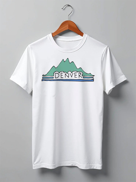 Заказать мужскую футболку в Москве. Футболка классическая Mountains от oneredfoxstore@gmail.com - готовые дизайны и нанесение принтов.
