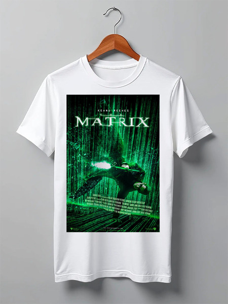 Заказать мужскую футболку в Москве. Футболка классическая Матрица / The Matrix от kino.printio.ru - готовые дизайны и нанесение принтов.