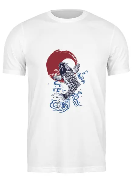 Заказать мужскую футболку в Москве. Футболка классическая Yakuza от baradin baradin - готовые дизайны и нанесение принтов.