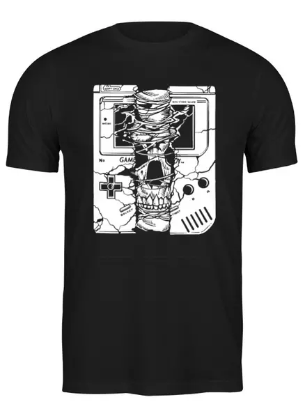Заказать мужскую футболку в Москве. Футболка классическая Oldschool от oneredfoxstore@gmail.com - готовые дизайны и нанесение принтов.