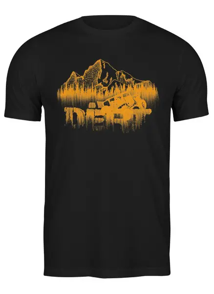 Заказать мужскую футболку в Москве. Футболка классическая Offroad от oneredfoxstore@gmail.com - готовые дизайны и нанесение принтов.