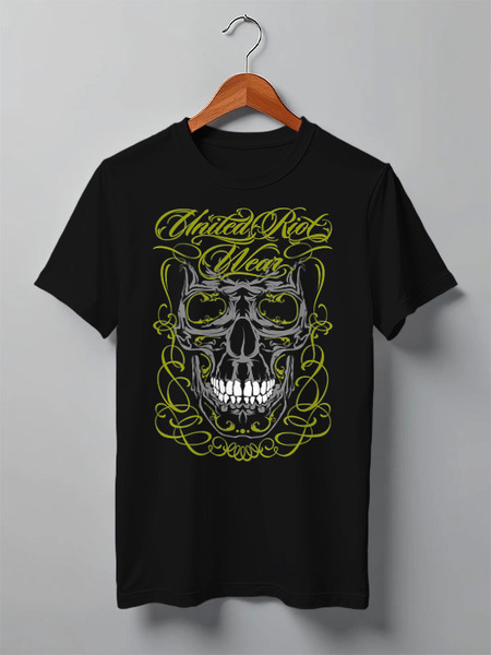 Заказать мужскую футболку в Москве. Футболка классическая United Riot Wear от Leichenwagen - готовые дизайны и нанесение принтов.