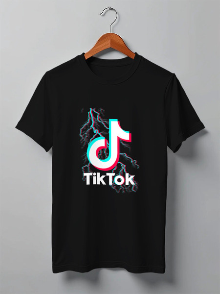 Заказать мужскую футболку в Москве. Футболка классическая TIK TOK (Tik Tok video) от vista12761@rambler.ru - готовые дизайны и нанесение принтов.