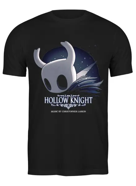 Заказать мужскую футболку в Москве. Футболка классическая HOLLOW KNIGHT от robus - готовые дизайны и нанесение принтов.