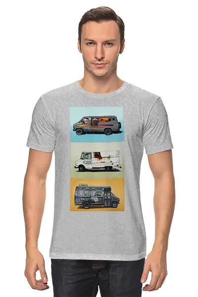 Заказать мужскую футболку в Москве. Футболка классическая CAR   от CoolDesign - готовые дизайны и нанесение принтов.