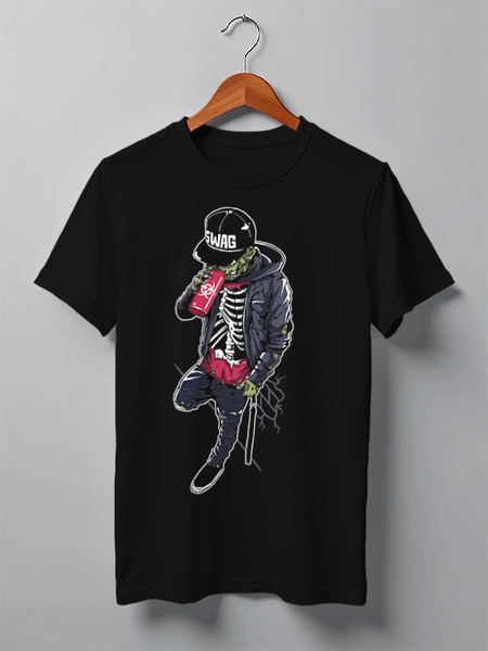 Заказать мужскую футболку в Москве. Футболка классическая Oldschool от oneredfoxstore@gmail.com - готовые дизайны и нанесение принтов.