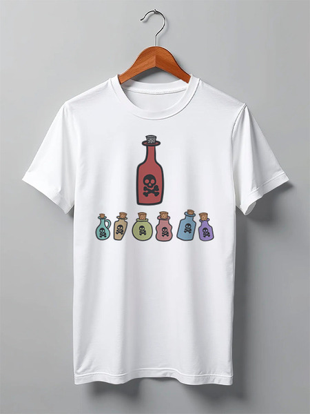 Заказать мужскую футболку в Москве. Футболка классическая Magic от oneredfoxstore@gmail.com - готовые дизайны и нанесение принтов.