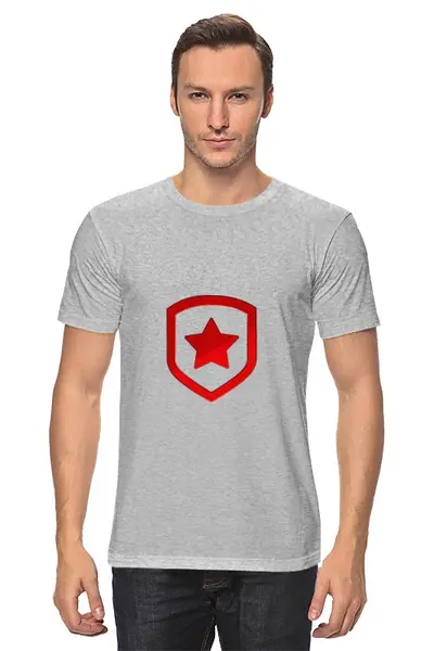 Заказать мужскую футболку в Москве. Футболка классическая Gambit Gaming от 1esk - готовые дизайны и нанесение принтов.