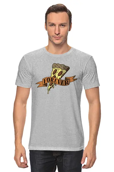 Заказать мужскую футболку в Москве. Футболка классическая Burgers от oneredfoxstore@gmail.com - готовые дизайны и нанесение принтов.