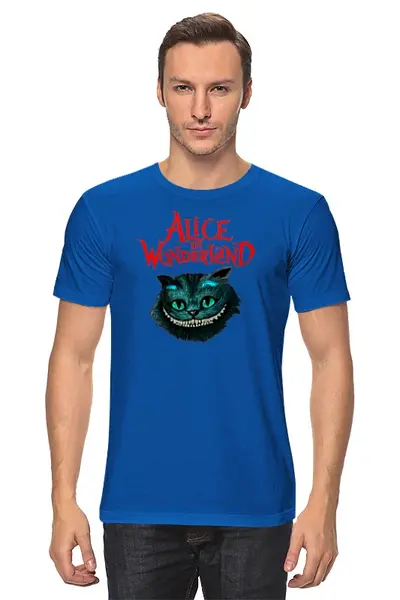 Заказать мужскую футболку в Москве. Футболка классическая Alice in Wonderland от Leichenwagen - готовые дизайны и нанесение принтов.