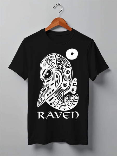 Заказать мужскую футболку в Москве. Футболка классическая Raven Brand от Raven - готовые дизайны и нанесение принтов.