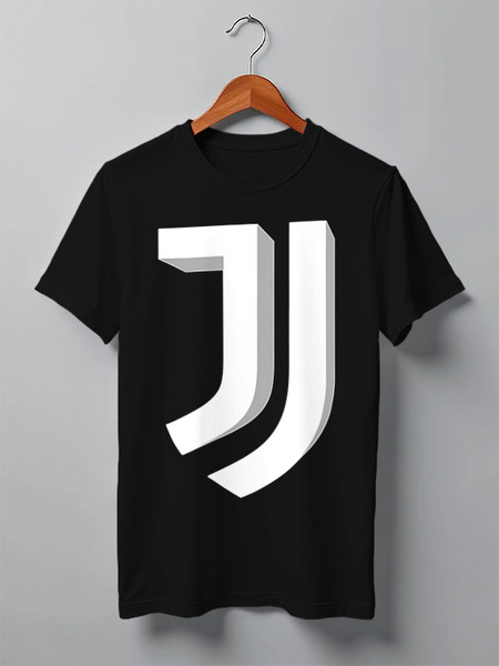 Заказать мужскую футболку в Москве. Футболка классическая Juventus | 3D Logo White (2021) от 0x000000123 - готовые дизайны и нанесение принтов.