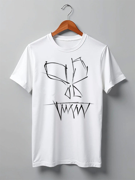 Заказать мужскую футболку в Москве. Футболка классическая Skulls от oneredfoxstore@gmail.com - готовые дизайны и нанесение принтов.