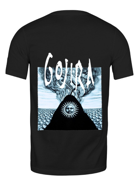 Заказать мужскую футболку в Москве. Футболка классическая Gojira от whisperingofsnake  - готовые дизайны и нанесение принтов.