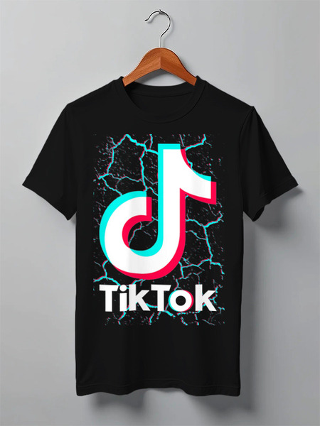 Заказать мужскую футболку в Москве. Футболка классическая TIK TOK (Tik Tok video) от vista12761@rambler.ru - готовые дизайны и нанесение принтов.