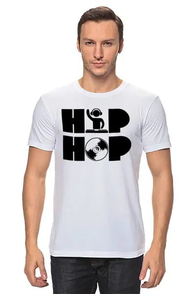 Заказать мужскую футболку в Москве. Футболка классическая Хип хоп от fanart - готовые дизайны и нанесение принтов.