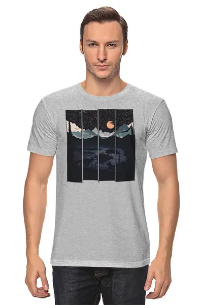 Заказать мужскую футболку в Москве. Футболка классическая Wild Date от oneredfoxstore@gmail.com - готовые дизайны и нанесение принтов.