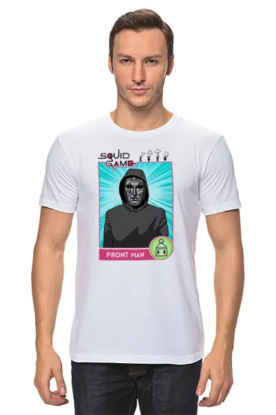 Заказать мужскую футболку в Москве. Футболка классическая Фронтмен от printik - готовые дизайны и нанесение принтов.