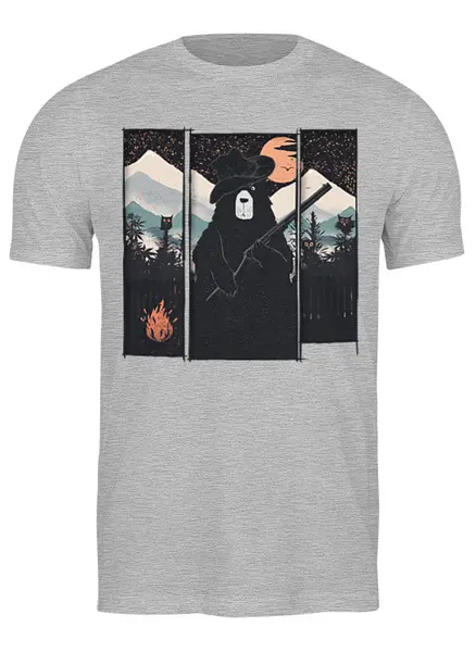Заказать мужскую футболку в Москве. Футболка классическая Wild Farmer от oneredfoxstore@gmail.com - готовые дизайны и нанесение принтов.