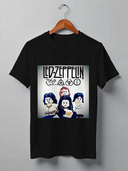Заказать мужскую футболку в Москве. Футболка классическая Led Zeppelin - toys от Денис - готовые дизайны и нанесение принтов.