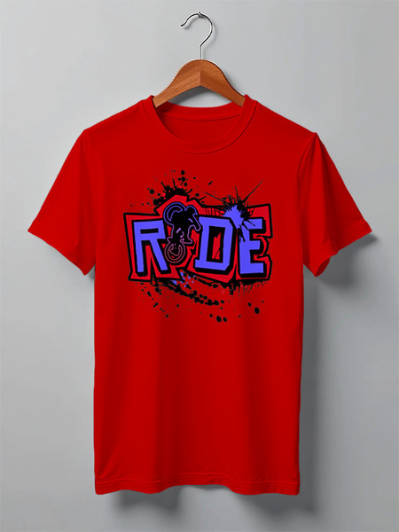 Заказать мужскую футболку в Москве. Футболка классическая Ride Colors от oneredfoxstore@gmail.com - готовые дизайны и нанесение принтов.
