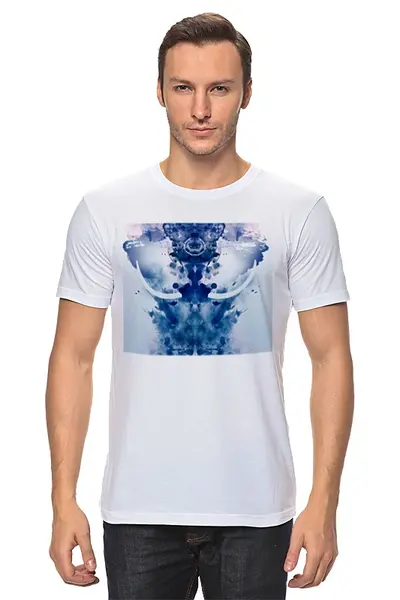 Заказать мужскую футболку в Москве. Футболка классическая Elephant от 1world - готовые дизайны и нанесение принтов.