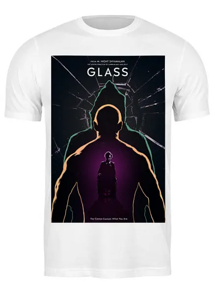 Заказать мужскую футболку в Москве. Футболка классическая Стекло / Glass от kino.printio.ru - готовые дизайны и нанесение принтов.