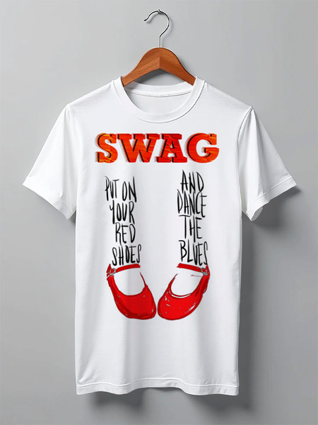 Заказать мужскую футболку в Москве. Футболка классическая Swag Art от Leichenwagen - готовые дизайны и нанесение принтов.