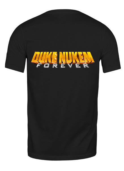 Заказать мужскую футболку в Москве. Футболка классическая DUKE NUKEM от robus - готовые дизайны и нанесение принтов.