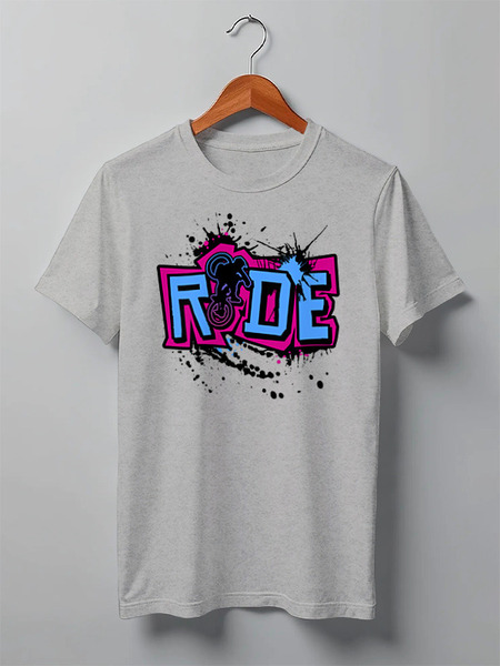 Заказать мужскую футболку в Москве. Футболка классическая Ride Colors от oneredfoxstore@gmail.com - готовые дизайны и нанесение принтов.