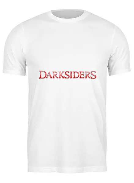 Заказать мужскую футболку в Москве. Футболка классическая Darksiders от THE_NISE  - готовые дизайны и нанесение принтов.