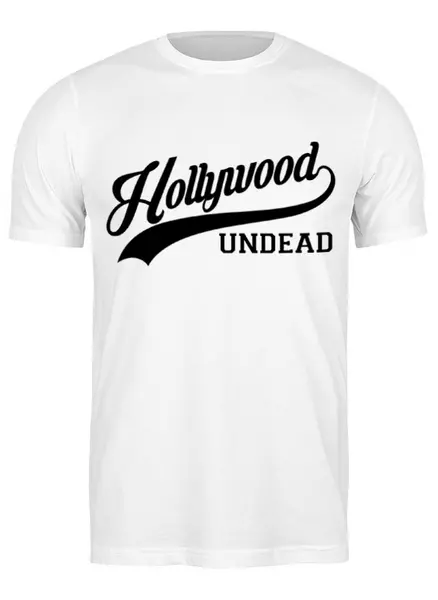Заказать мужскую футболку в Москве. Футболка классическая Hollywood Undead спорт от inPrintio - готовые дизайны и нанесение принтов.