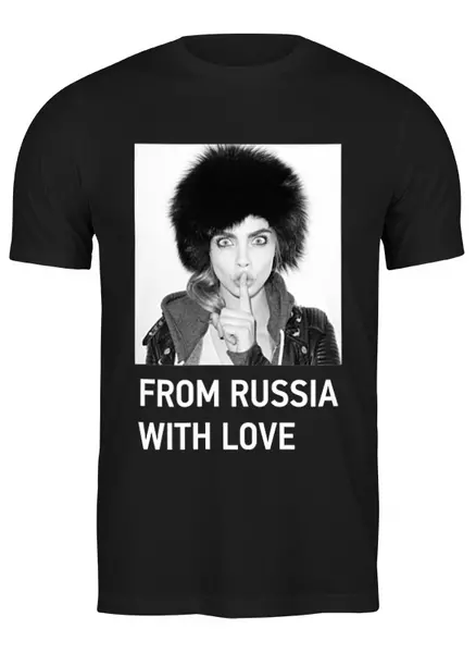 Заказать мужскую футболку в Москве. Футболка классическая Кара Делевинь от cherdantcev - готовые дизайны и нанесение принтов.